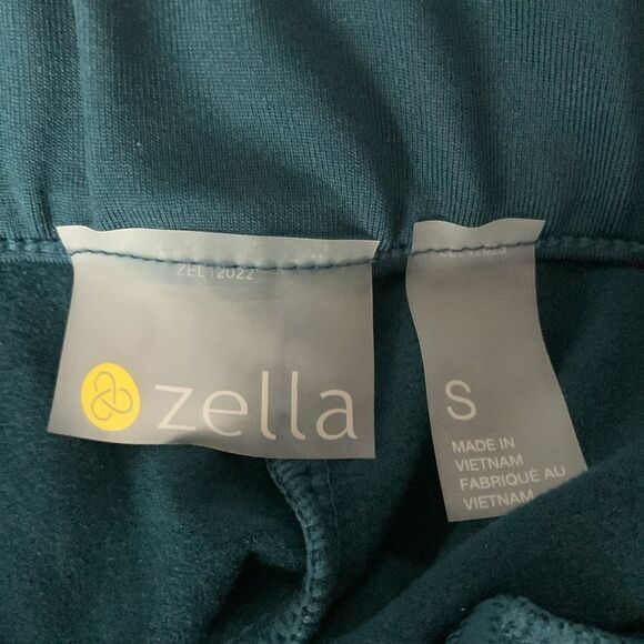 Zella 2-Pc Set Teal Jacket/Pants with White Accents Pockets Men’s Size S - Picture 15 of 15